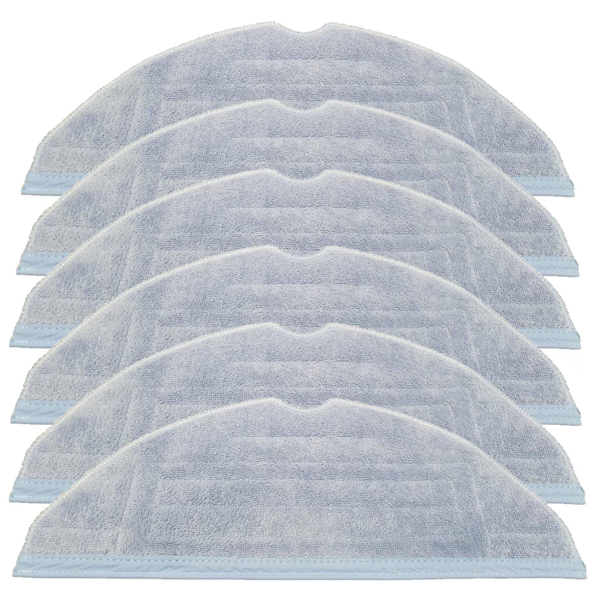 High-Quality Microfiber Mop Replacement Pads for Roborock S7 Series (6 Pack)