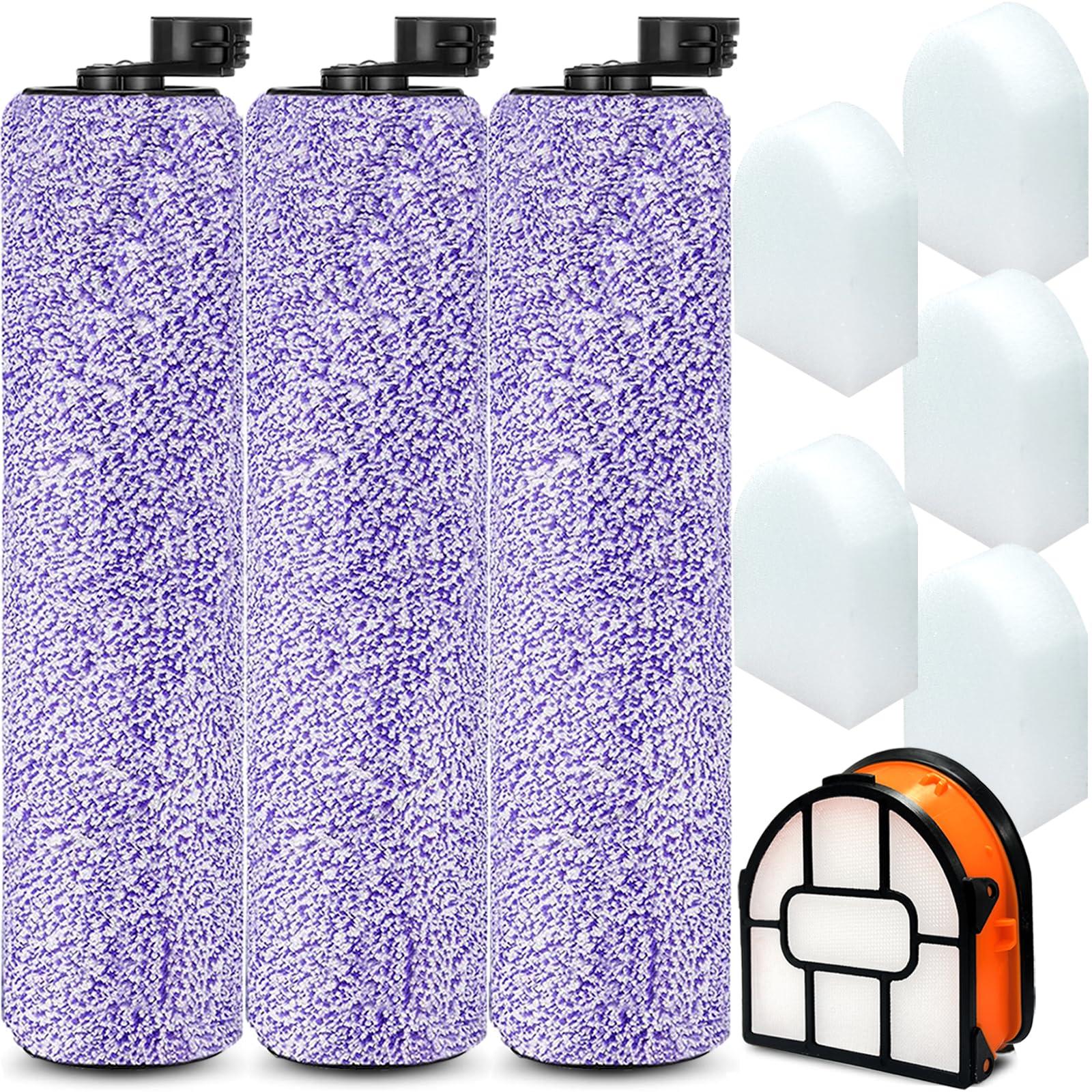 Shark HydroVac WDB1F2 Replacement Bundle - Brush Rolls & Foam Filters for WD101 WD201 WD100 WD200 AW201 WD200C WD201C WD101C AW261 WD160 XL 3-in-1 Vacuum Cleaner