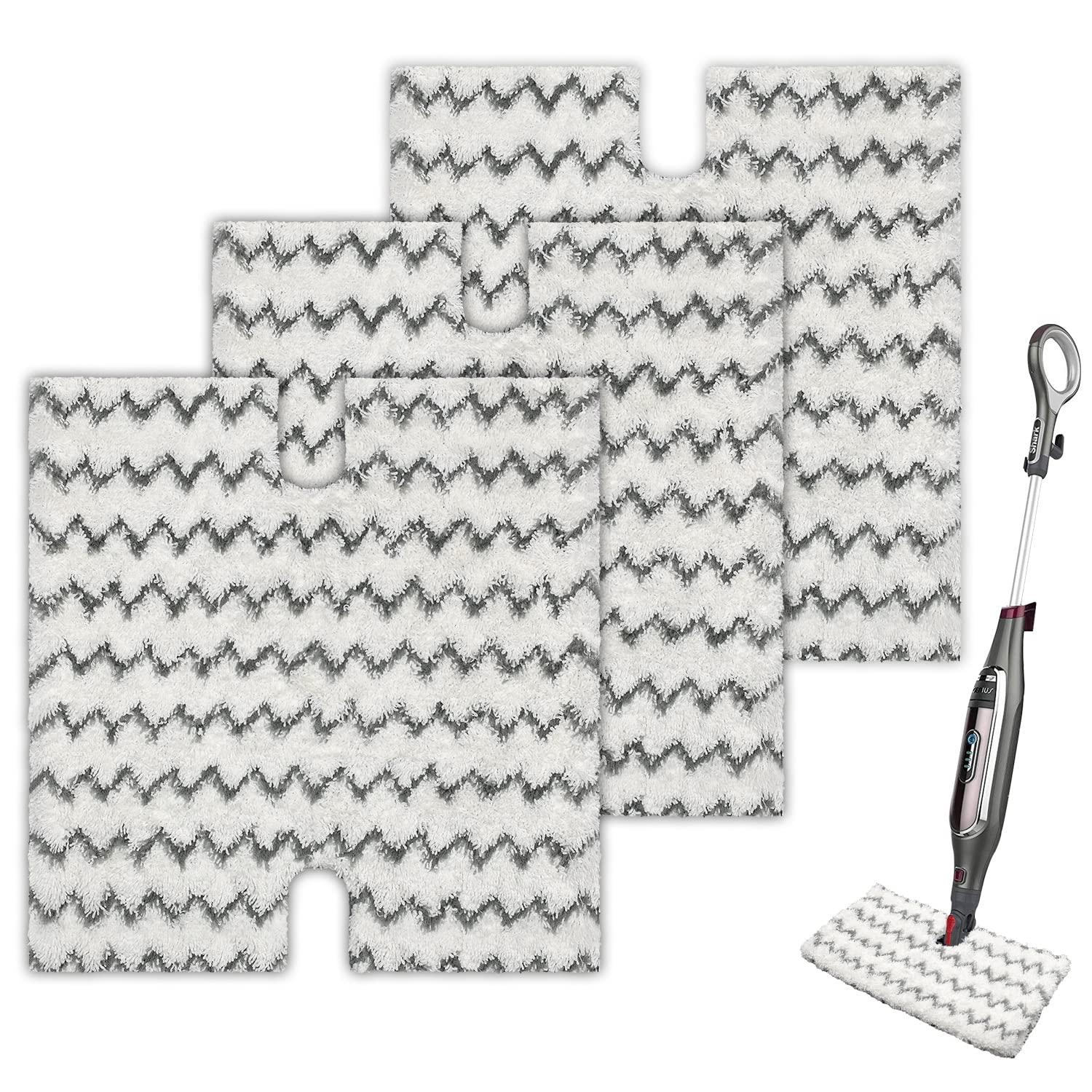 Replacement Steam Mop Pads for Shark Lift-Away Pro & Genius Pocket Series (3 Pack)