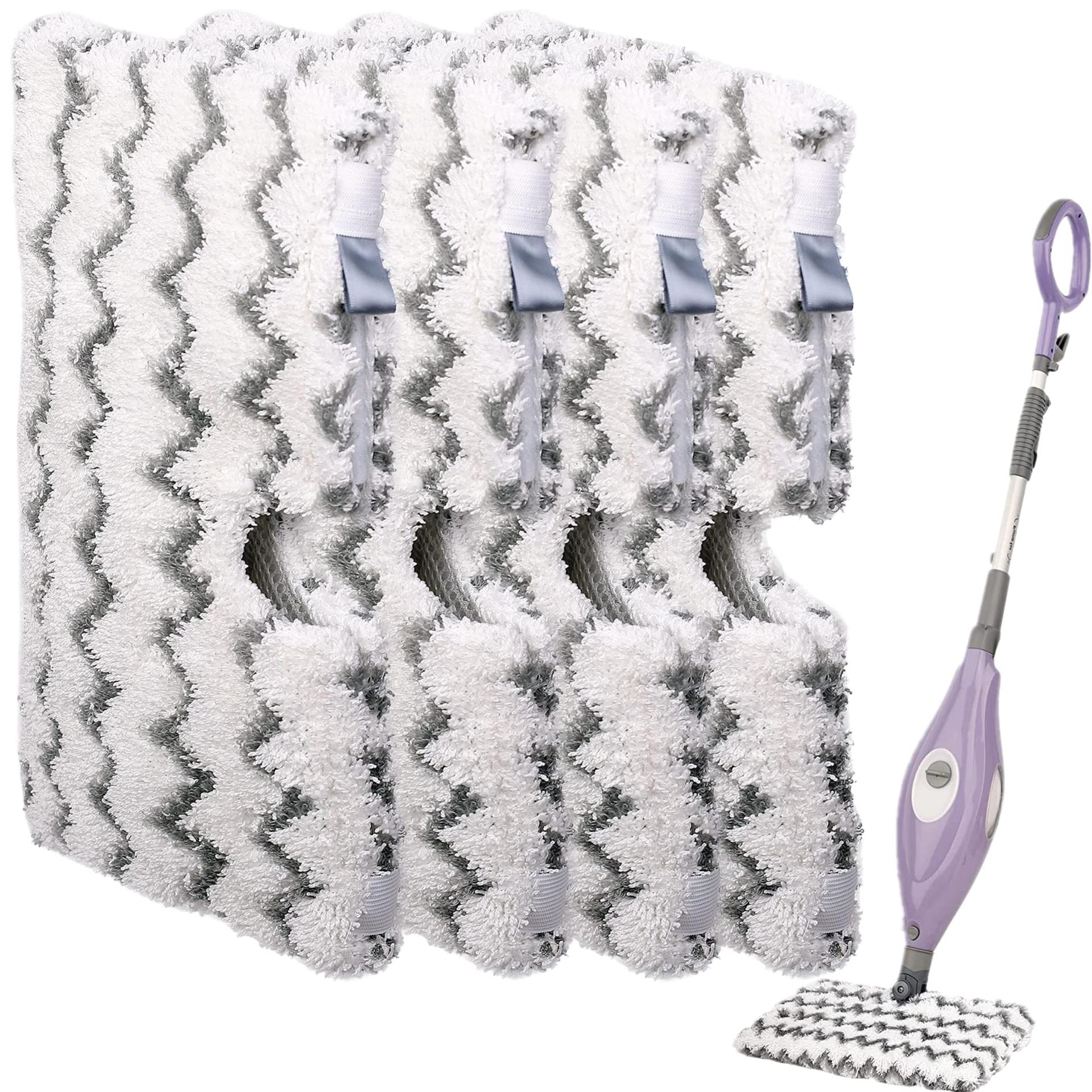 Flammi Heavy-Duty Steam Mop Replacement Pads for Shark Steam Pocket Mop S3500 Series - Pack of 2