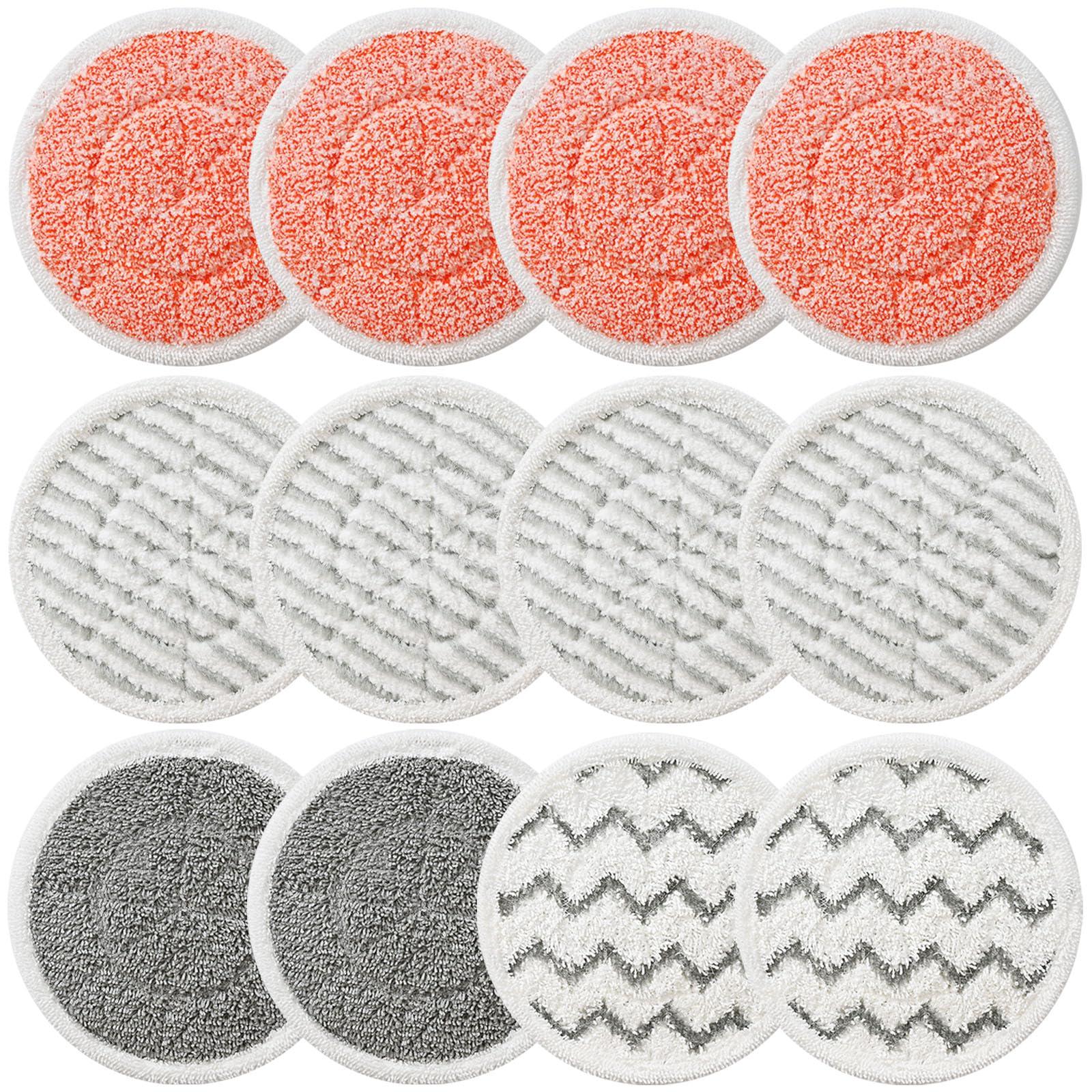 12 Pack Upgraded Steam Mop Pads for Shark S7001 S8201 S8001 S7201 Series, Part Model Xkitp7000