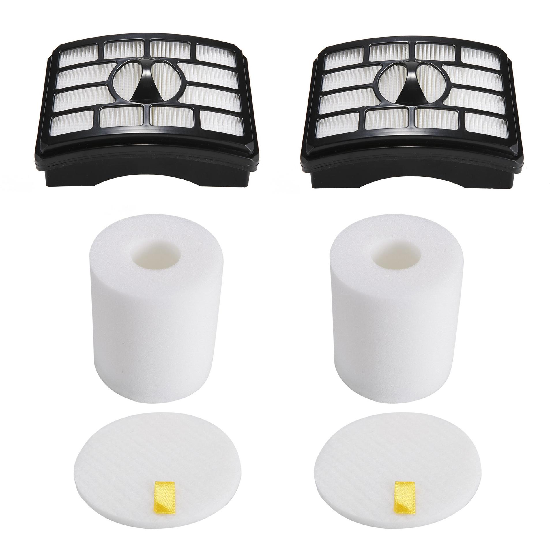 HEPA Filter and Foam Filter Kit Compatible with Shark Rotator Pro Lift-Away NV500 NV501 NV505 NV552