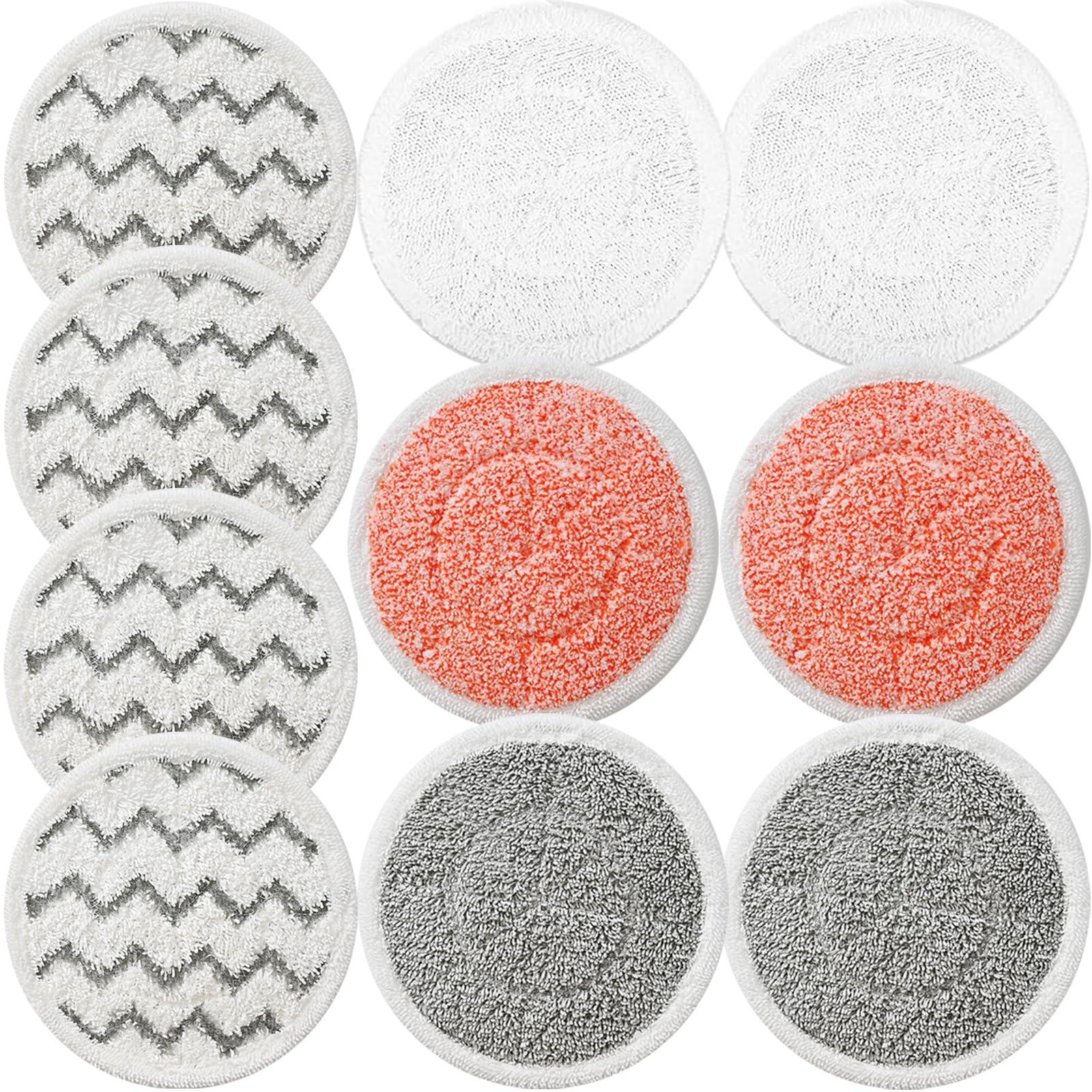 Bissell Spin-Wave 3897A 10-Pack Rotating Mop Replacement Pads for Smartsteam Scrubbing Steam Mop