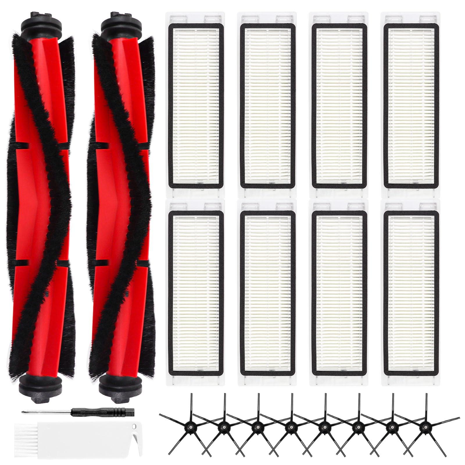 Replacement Accessories Kit for Roborock Q5 / Q5+ Plus Robot Vacuum - 20Pcs Main Brushes, Hepa Filters, Side Brushes, Cleaning Tool, Screwdriver