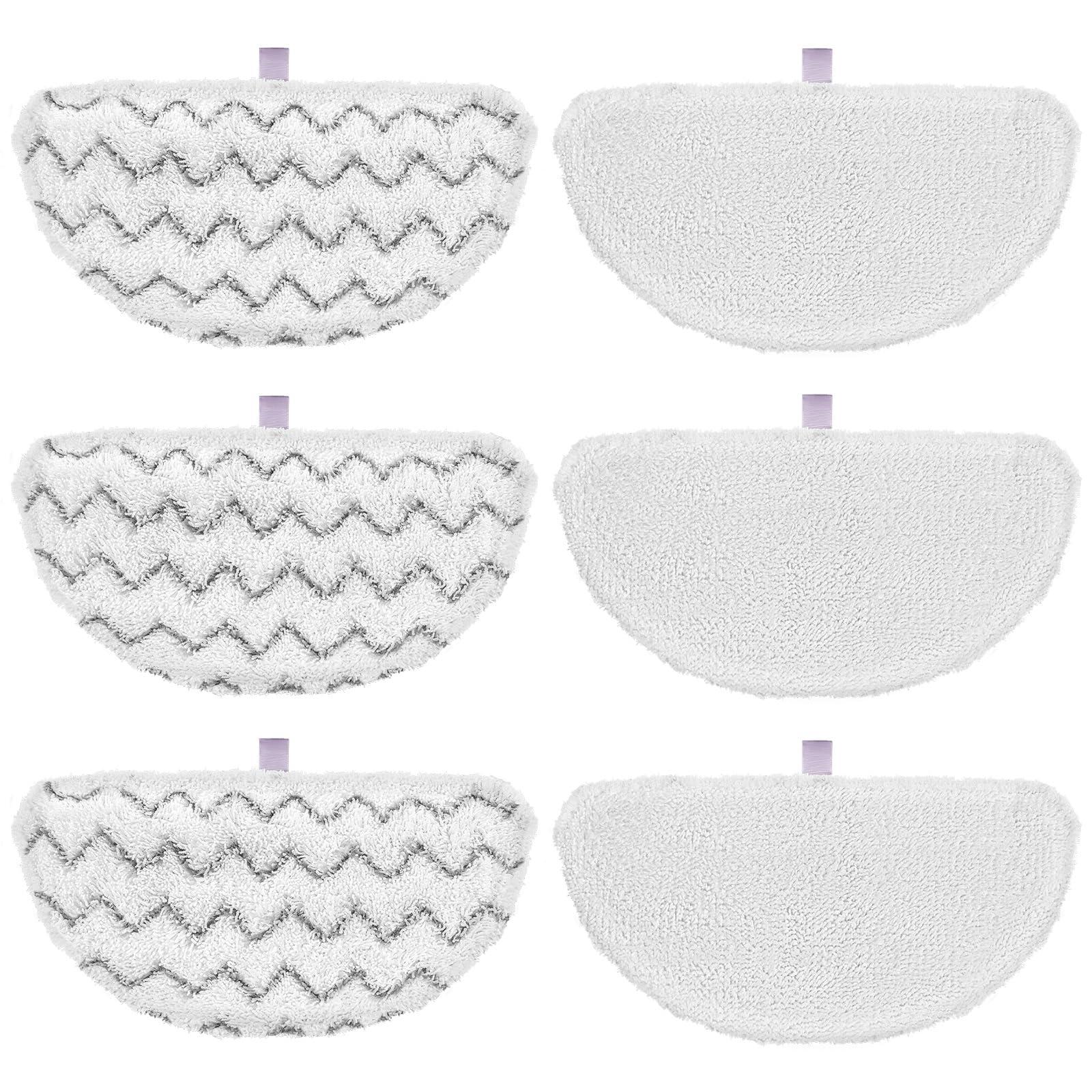 Isingo 6 Pack Bissell 1940 Mop Pads for Powerfresh Steam Mop 1806 1544 1440 Series, Replacement Part #5938 #203-2633