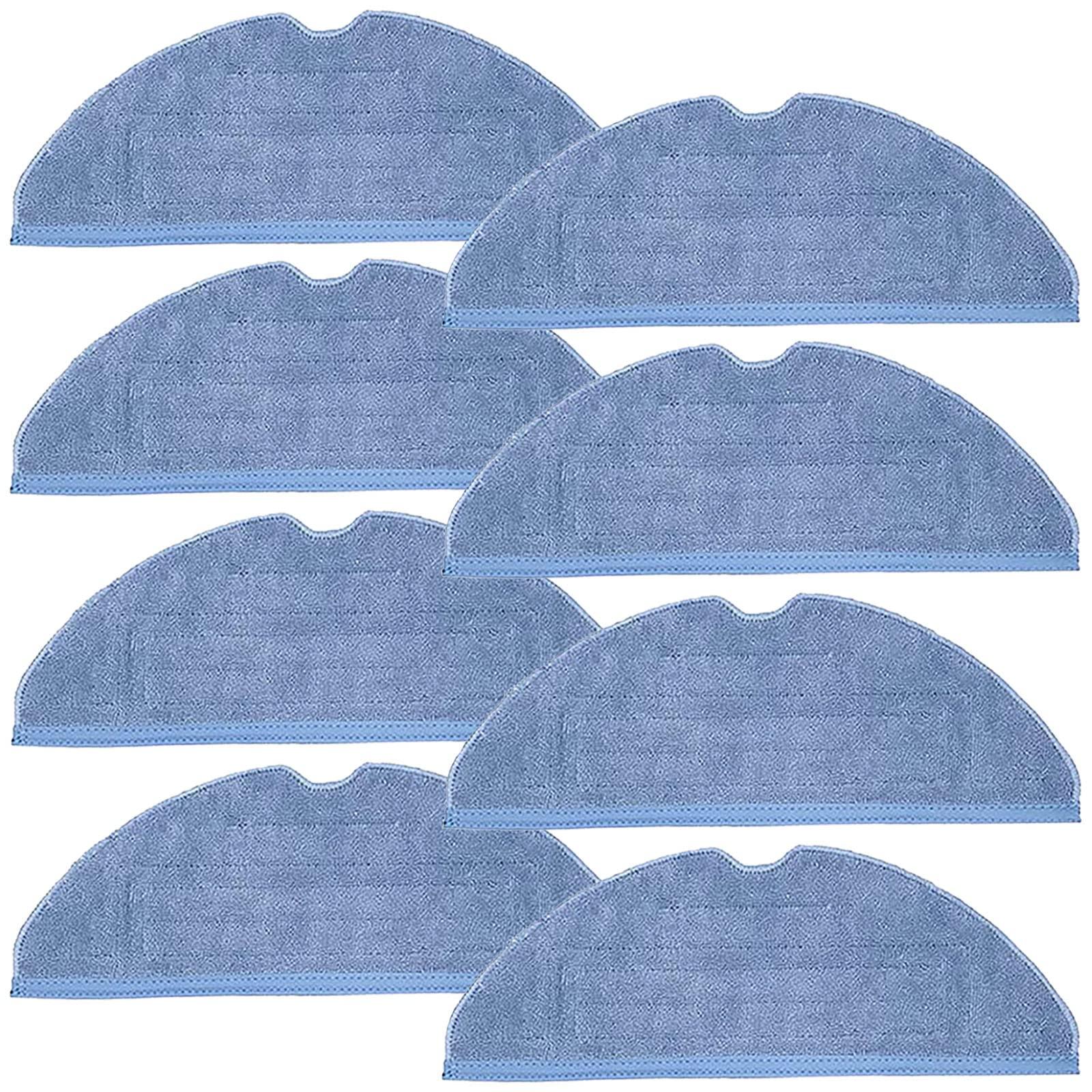 8 Pack Replacement Microfiber Mop Pads for Xiaomi Roborock S7, S7+, S7 MaxV, S8/S8+, S7 MaxV Plus, T7S, T7 Plus, T7S Plus Robot Vacuum