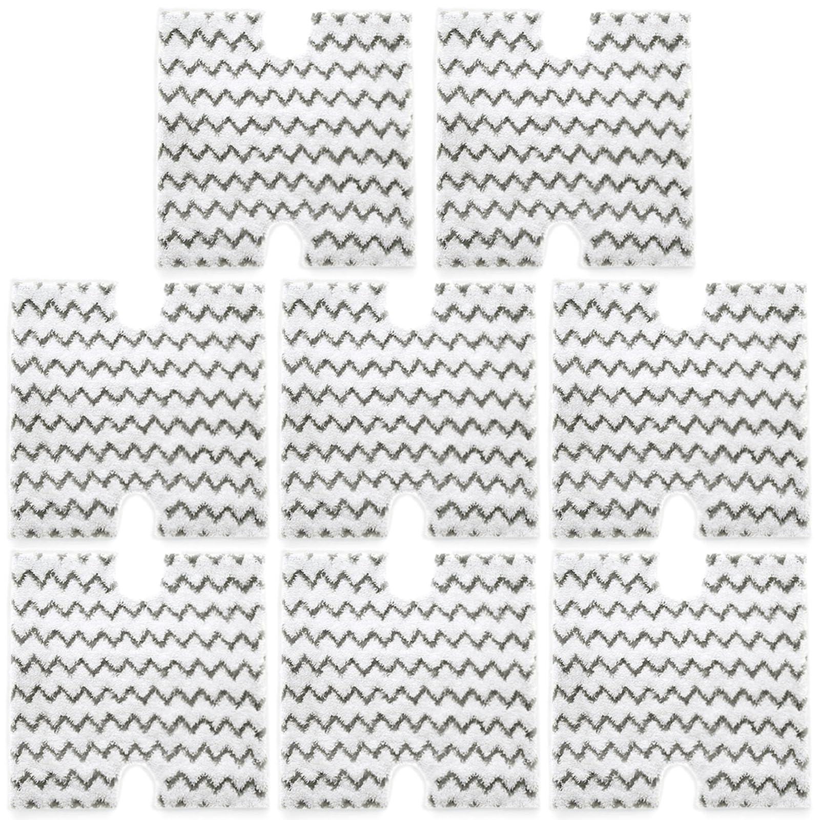 8-Pack Replacement Steam Mop Pads for Shark Lift-Away Pro & Genius Steam Mops - Compatible with S3973, S5001, S6001 Series