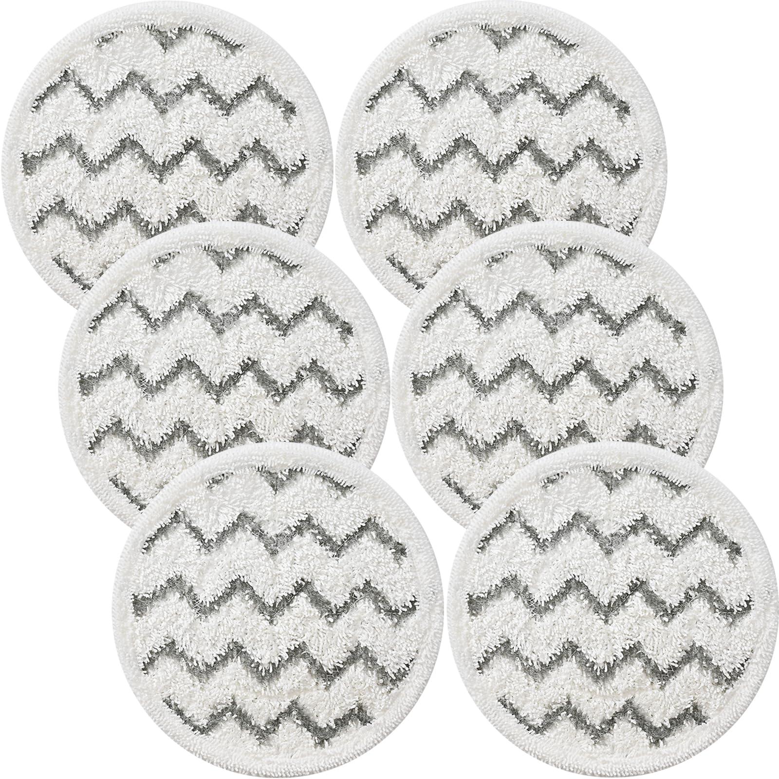 Replacement Spinwave Mop Pads for Bissell 3897A/3712W - 6-Pack Rotating Scrubby Pads