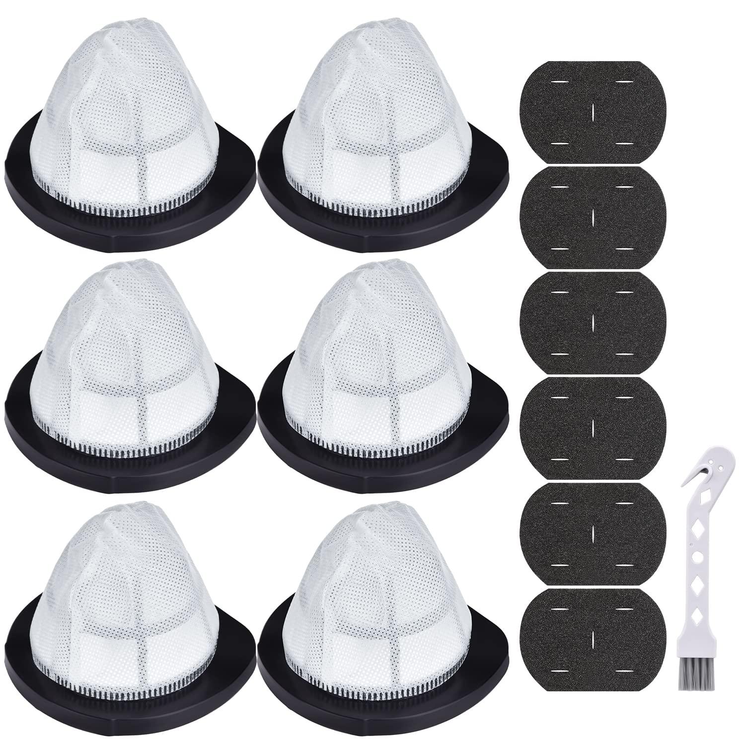 Leadaybetter 38B1 Replacement Filter for Bissell 3-in-1 Lightweight Stick Vacuum Cleaner (6 Pack, HEPA & Foam Filters)