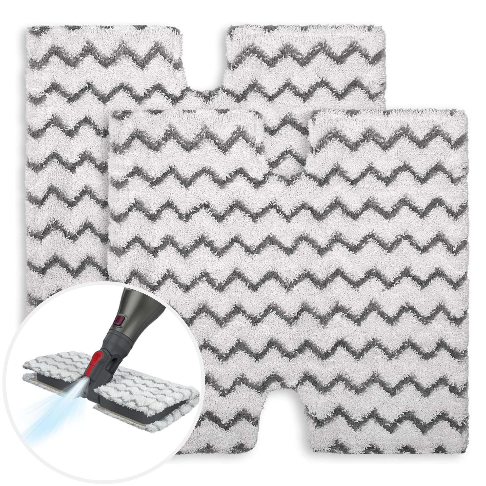 Flammi 2 Pack Washable Reusable Steam Mop Pads for Shark Lift-Away Pro & Genius Series S5003D S5002Q S5003A, Replacement Mop Head by F Flammi