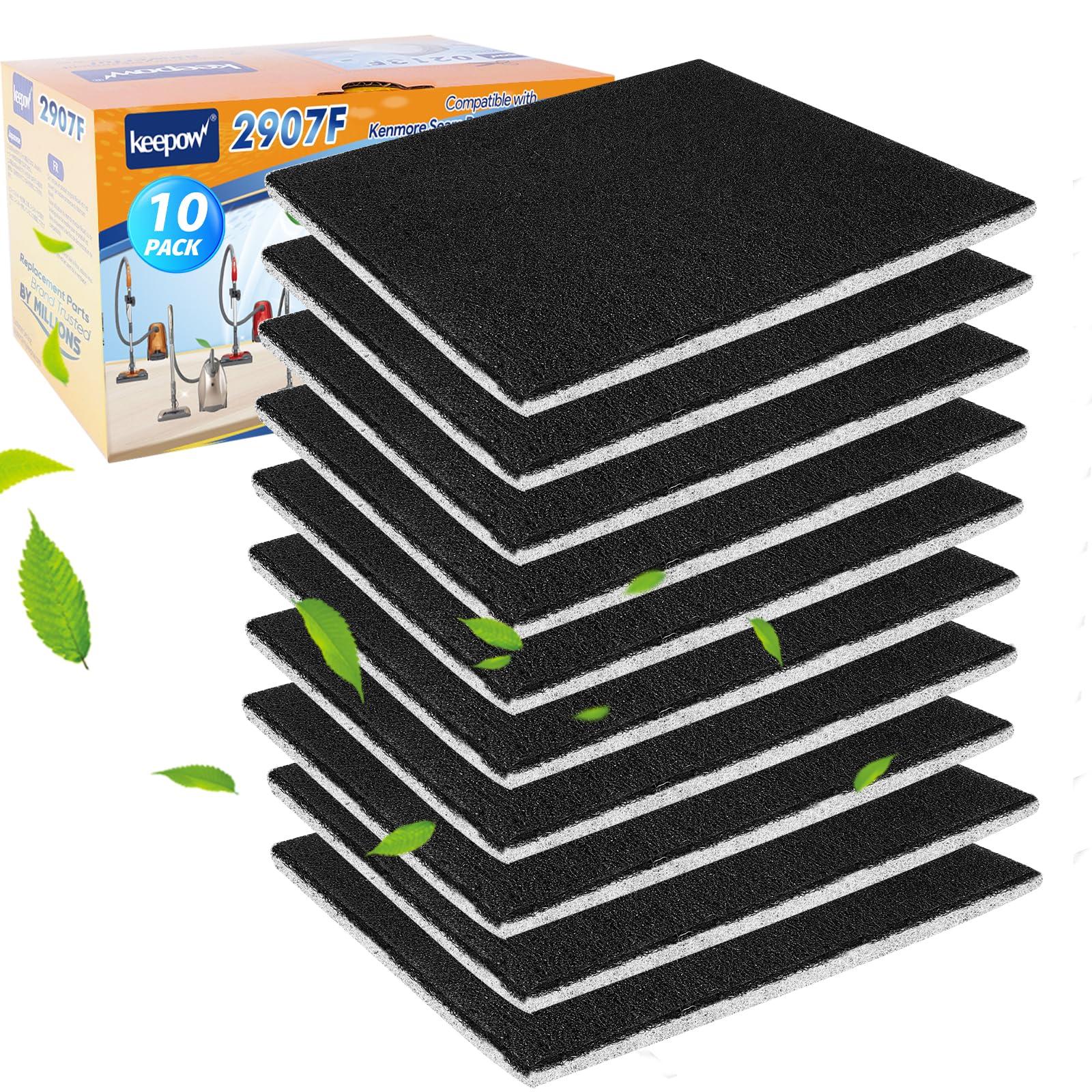Keepow 10 Pack CF-1 HEPA Filter Replacement Compatible with Kenmore Sears Progressive, Panasonic Models - 86883, 86880