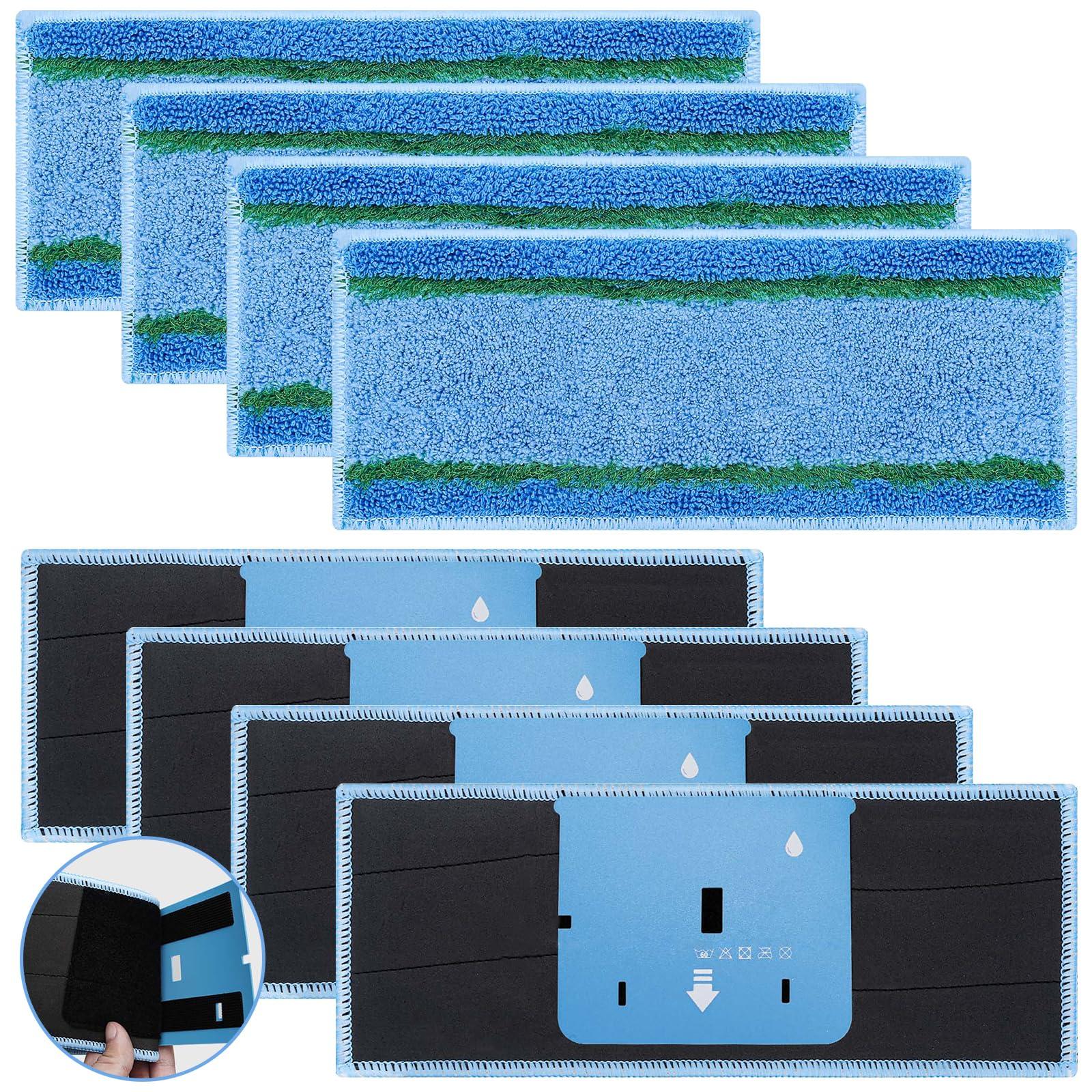 8 Pack Upgraded M6 Wet Mopping Pads for iRobot Braava Jet M6 Series - Washable and Reusable Robot Mop Accessories